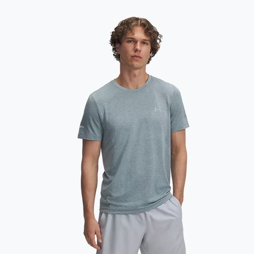 Maglietta da corsa uomo Under Armour Seamless Stride serpentina/riflettente