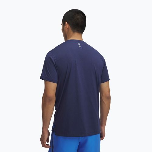 T-shirt running uomo Under Armour UA Launch washed navy/reflective