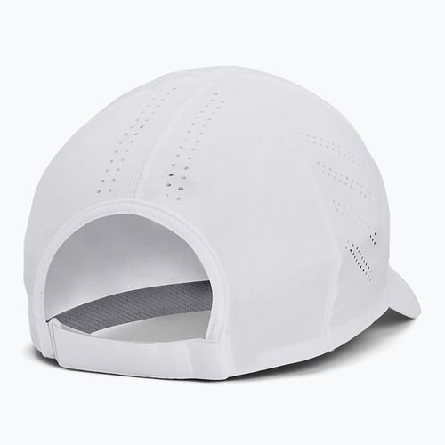 Cappellino da donna con visiera Under Armour Iso-Chill Launch bianco/bianco/riflettente