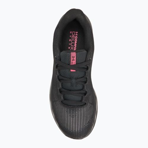 Scarpe da corsa da donna Under Armour Charged Speed Swift nero/nero/super rosa