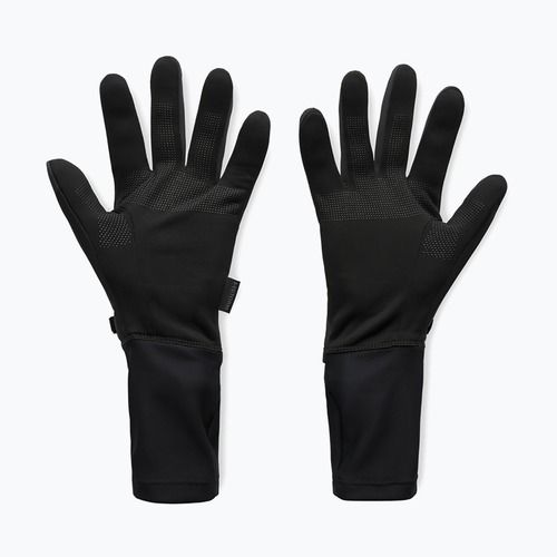 Guanti da running uomo Under Armour Storm Fleece Run black/black/reflective