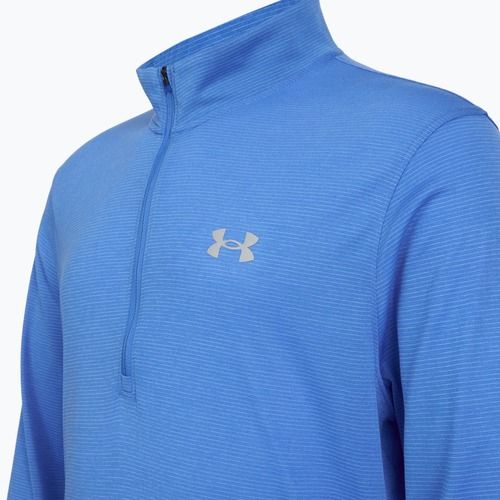 Felpa da corsa da uomo Under Armour Launch 1/4 Zip blu atlantis/riflettente
