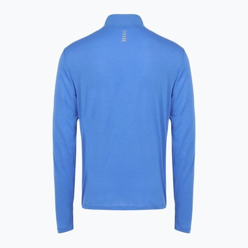 Felpa da corsa da uomo Under Armour Launch 1/4 Zip blu atlantis/riflettente