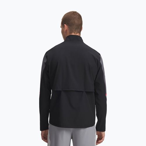 Giacca running uomo Under Armour Velociti Storm black/castlerock/reflective