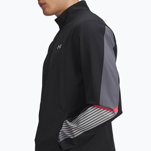 Giacca running uomo Under Armour Velociti Storm black/castlerock/reflective