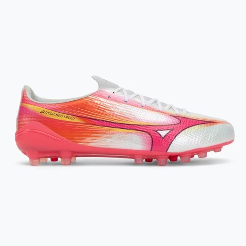 Scarpe da calcio Mizuno Alpha III Japan AG white/fuchsia purple