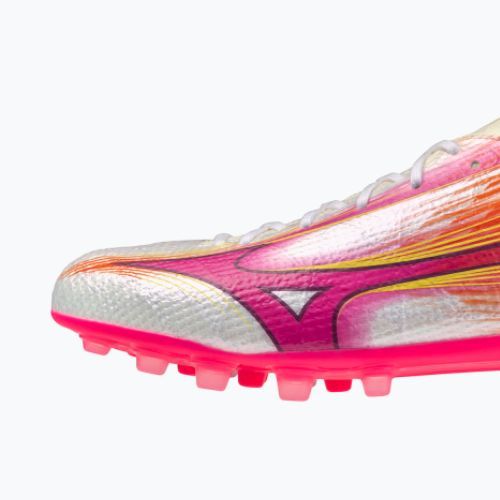 Scarpe da calcio Mizuno Alfa III Elite AG white/fuchsia purple