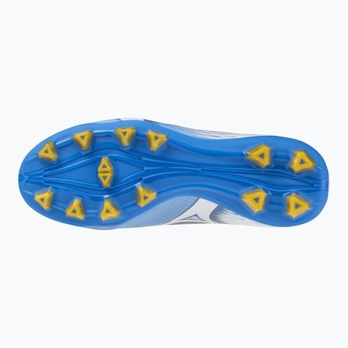 Scarpe da calcio junior Mizuno Alfa III Select Jr FG sky blue/white