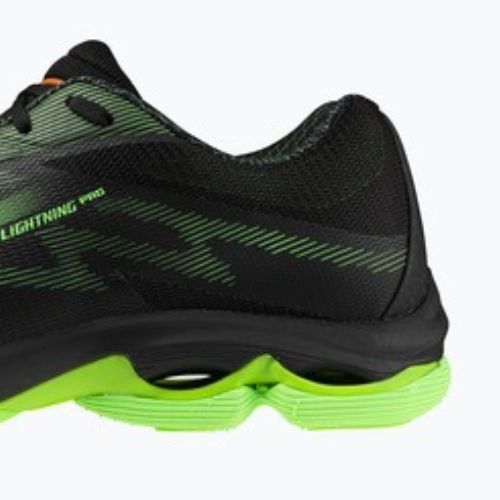 Scarpe da pallavolo Mizuno Wave Lightning Pro black/gloving apple/mandarin orange