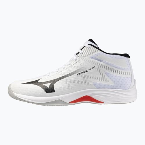 Scarpe da volley Mizuno Lightning Select Mid white/black/fiery red