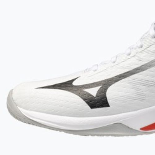 Scarpe da volley Mizuno Lightning Select Mid white/black/fiery red