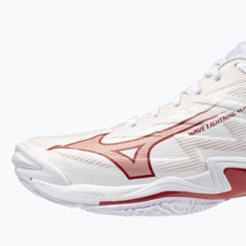 Scarpe da pallavolo donna Mizuno Wave Lightning Elite white/rose elegance/lava falls
