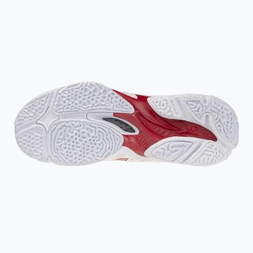 Scarpe da pallavolo donna Mizuno Wave Lightning Elite Mid white/rose elegance/lava falls