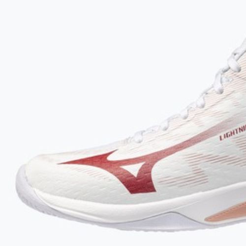 Scarpe da volley donna Mizuno Lightning Select Mid White/Rose Elegance/Lava Falls