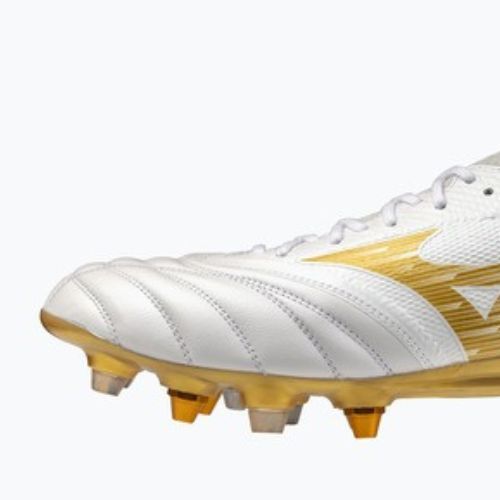 Scarpe da calcio Mizuno Morelia Neo IV Beta Elite Mix white/mp gold/cool gray 3c