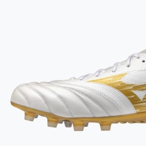 Scarpe da calcio Mizuno Morelia Neo IV Beta Elite FG white/mp gold/cool gray 3c