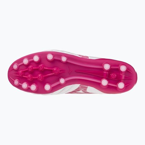 Scarpe da calcio Mizuno Morelia Neo IV Pro AG white/fuchsia purple/fuchsia purple