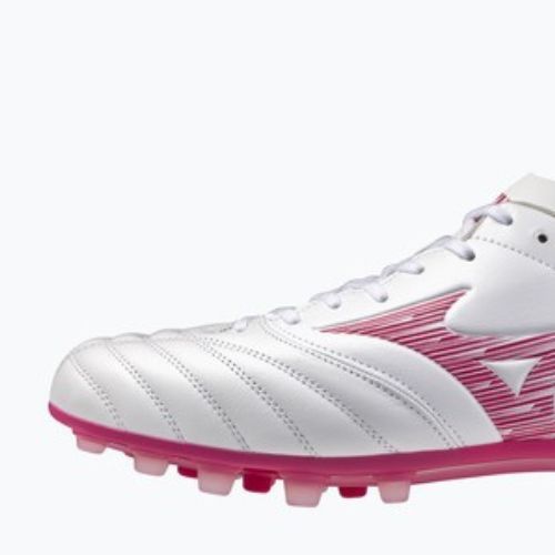Scarpe da calcio Mizuno Morelia Neo IV Pro AG white/fuchsia purple/fuchsia purple