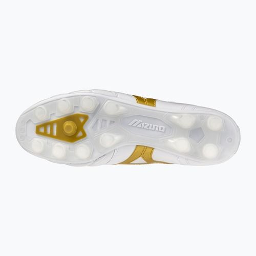 Scarpe da calcio Mizuno Morelia II Pro FG white/football gold/galaxy silver