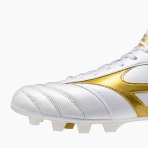 Scarpe da calcio Mizuno Morelia II Pro FG white/football gold/galaxy silver