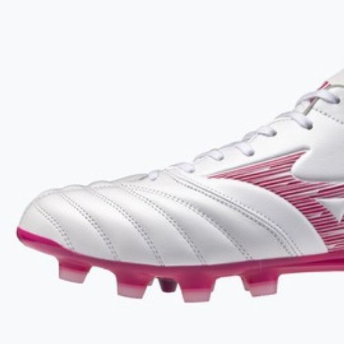 Scarpe da calcio Mizuno Morelia Neo IV Pro FG white/fuchsia purple/fuchsia purple