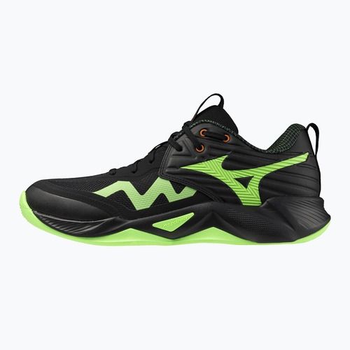 Scarpe da pallavolo Mizuno Wave Momentum Pro black/glowing apple/mandarin orange