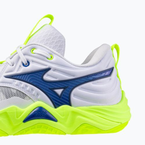 Scarpe da pallavolo Mizuno Wave Momentum Elite white/lightning yellow/dazzling blue