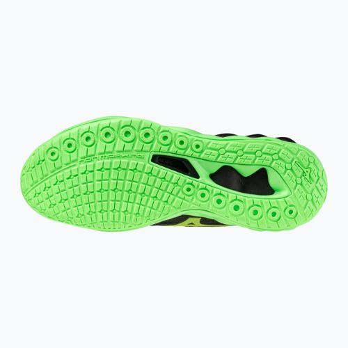 Scarpe da pallavolo Mizuno Wave Luminous 3 black/glowing apple/mandarin orange