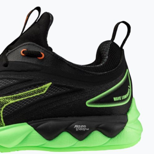 Scarpe da pallavolo Mizuno Wave Luminous 3 black/glowing apple/mandarin orange