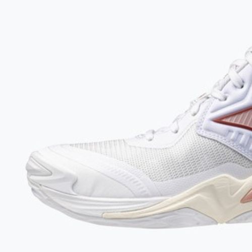 Scarpe da pallavolo donna  Mizuno Wave Momentum Elite Mid white/rose elegance/lava falls