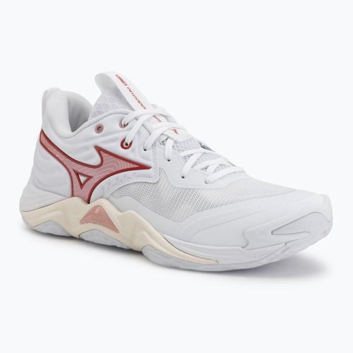 Scarpe da pallavolo donna Mizuno Wave Momentum Elite white/rose elegance/lava falls