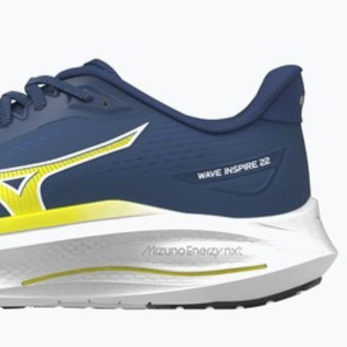 Scarpe da running uomo Mizuno Wave Inspire 22 estate blue/lightning yellow