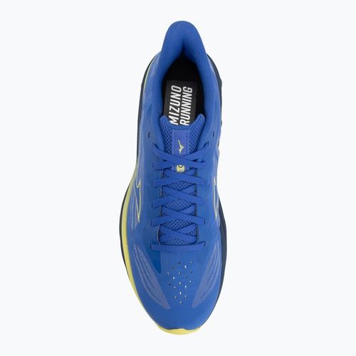 Scarpe da running uomo Mizuno Wave Skyrise 7 dazzling blue/fortune yellow/estate blue