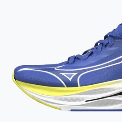 Scarpe da running uomo Mizuno Wave Rebellion Flash 3 dazzling blue/surf the web/fortune yellow