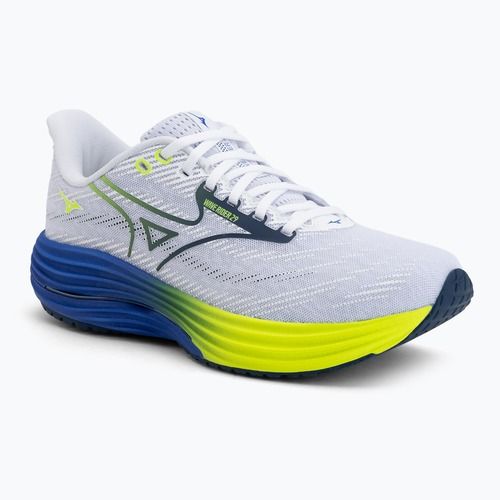 Scarpe da running uomo Mizuno Wave Rider 29 estate blue/white/lightning yellow