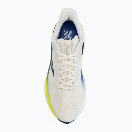 Scarpe da running uomo Mizuno Wave Sky 9 snow white/surf the web/lightning yellow