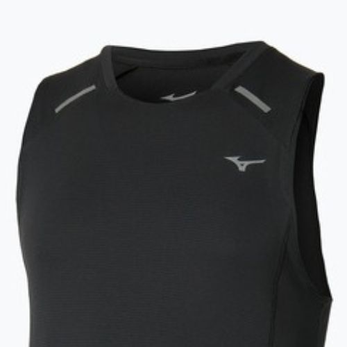 Canotta running uomo Mizuno Active DryAeroFlow Tank Top black