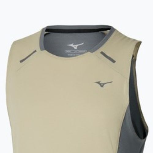 Canotta running uomo Mizuno Active DryAeroFlow Tank Top elm