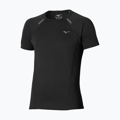 Maglia running uomo Mizuno Active DryAeroFlow Tee black