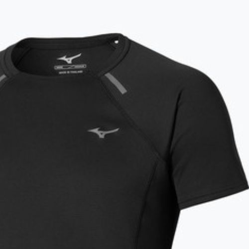Maglia running uomo Mizuno Active DryAeroFlow Tee black