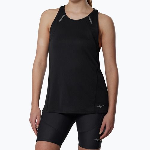Canotta da running donna Mizuno Active DryAeroFlow Tank Top black