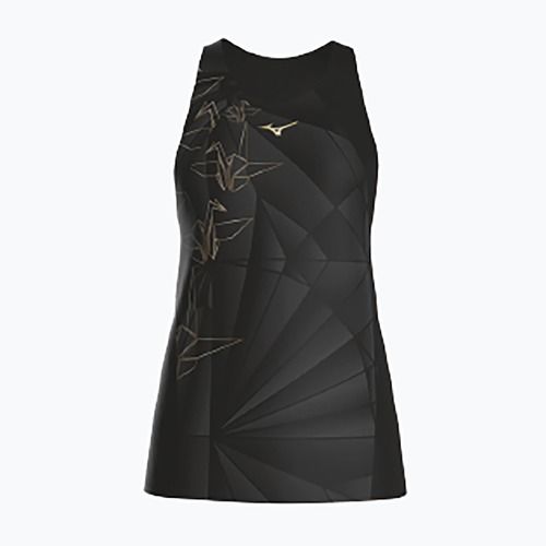 Canotta da running donna Mizuno Active DryAeroFlow Graphic Tank Top tan