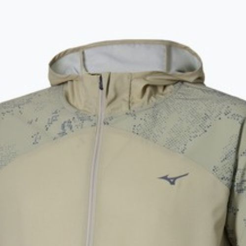 Giacca running uomo Mizuno Active Alpha Hooded elm