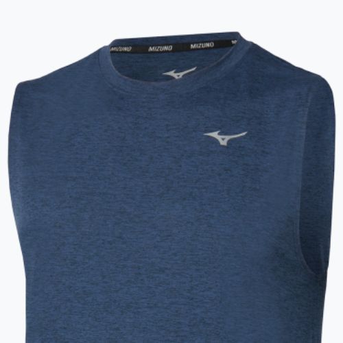 Maglia running uomo Mizuno Impulse Core Sleeveless estate blue