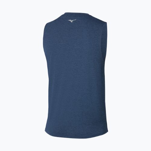 Maglia running uomo Mizuno Impulse Core Sleeveless estate blue