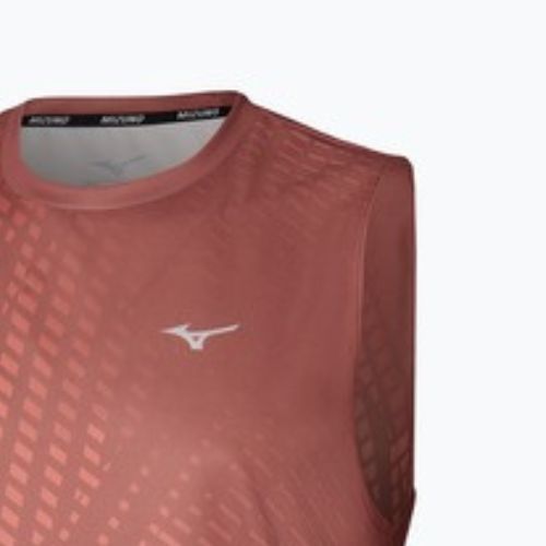 Maglia running uomo Mizuno Core Graphic Sleeveless copper brown