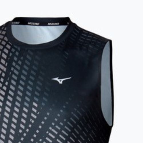 Maglia running uomo Mizuno Core Graphic Sleeveless black/gray