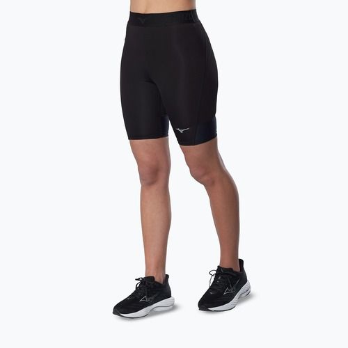 Pantaloncini running donna Mizuno Core Impulse Mid black