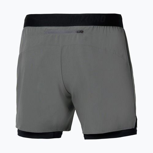 Pantaloncini running uomo Mizuno Core 5.5 Inches 2in1 lava smoke