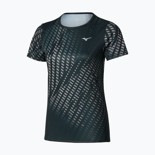 T-shirt running donna Mizuno Core Graphic Tee black/gray
